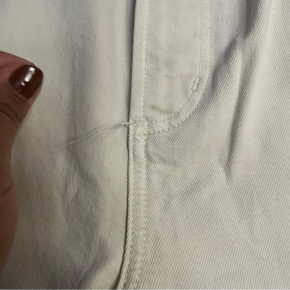 Citizens of Humanity Lyra High Rise Crop Wide Leg Jeans in Almondette NWT Sz 32 - Picture 11 of 13